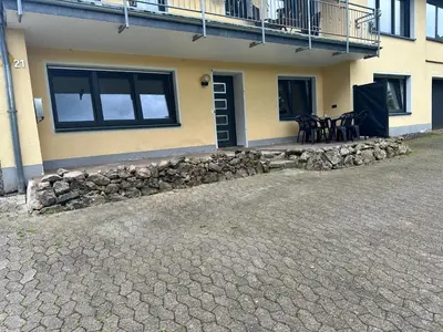 Das Gebäude in dem sich die Ferienwohnung befindet