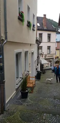 Das Gebäude in dem sich die Ferienwohnung befindet