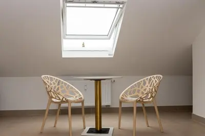 Grundriss der Unterkunft Stylisches Apartment in Koblenz mit kostenlosen Parkplätzen, WLAN und voll ausgestatteter Küche