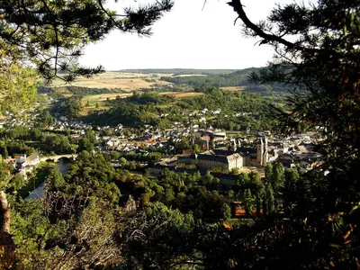 Naturlandschaft in der Nähe des Campingplatzes