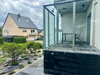 Das Gebäude in dem sich die Ferienwohnung befindet