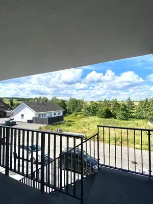 Ein Balkon oder eine Terrasse in der Unterkunft Naturnahe Wohnung in Zettingen B