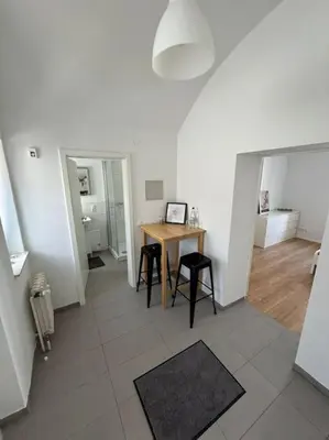 Küche/Küchenzeile in der Unterkunft Appartment in Winningen