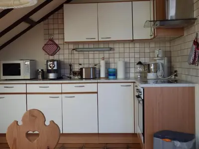 Küche/Küchenzeile in der Unterkunft Ferienwohnung Georg
