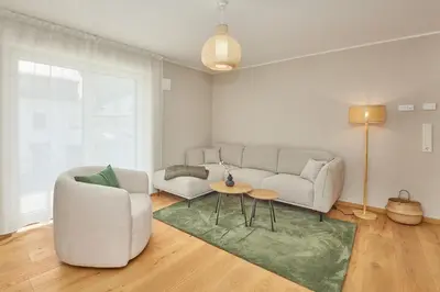 Ein Sitzbereich in der Unterkunft Neu!!! Moselbleibe Weingartenhaus