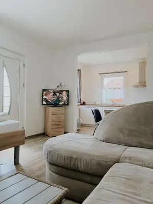 Ein Sitzbereich in der Unterkunft Haus Marksburg
