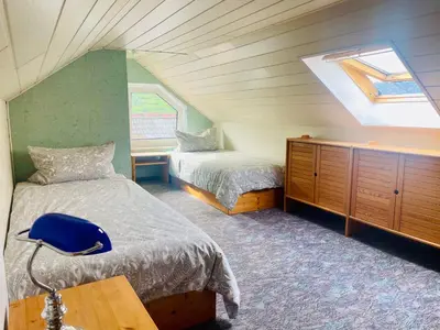 Ein Bett oder Betten in einem Zimmer der Unterkunft Ferienwohnungen Klaß
