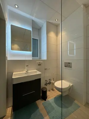 Ein Badezimmer in der Unterkunft Luxuswohnung im Stadtzentrum