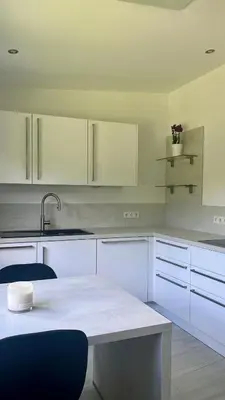 Küche/Küchenzeile in der Unterkunft Ferienwohnung an der Wildenburg