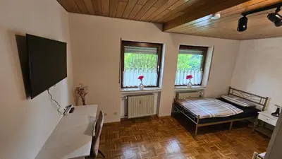 Ein Bett oder Betten in einem Zimmer der Unterkunft Föhren Apartment
