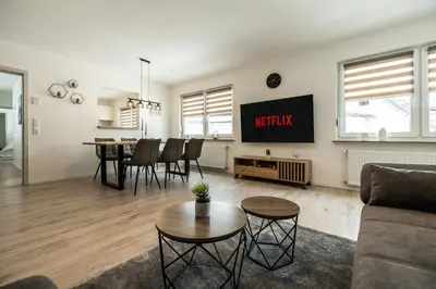TV/Unterhaltungsangebot in der Unterkunft EifelComfort Traumhafte Ferienwohnung für 6 Personen in zentraler Lage!