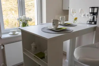 Grundriss der Unterkunft Nostalgie-Nest mit Boxspringbett