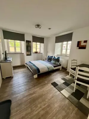 Ein Bett oder Betten in einem Zimmer der Unterkunft Fewo Michels