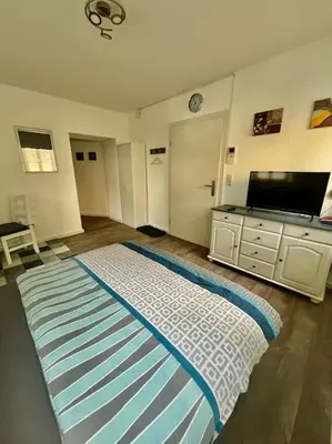 Ein Bett oder Betten in einem Zimmer der Unterkunft Fewo Michels