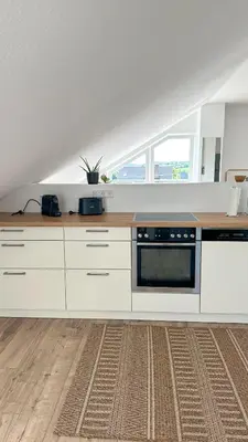 Küche/Küchenzeile in der Unterkunft Loft mit Blick über Koblenz u Festung Nähe BWZK