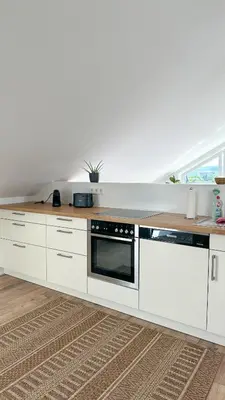 Küche/Küchenzeile in der Unterkunft Loft mit Blick über Koblenz u Festung Nähe BWZK