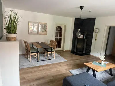 Küche/Küchenzeile in der Unterkunft Ferienwohnung Thelen