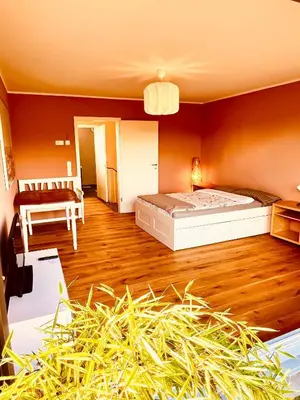Ein Bett oder Betten in einem Zimmer der Unterkunft Casa Treveris II