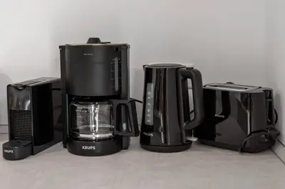 Kaffee-/Teezubehör in der Unterkunft Luxuriöse Wohnung an der Lahn