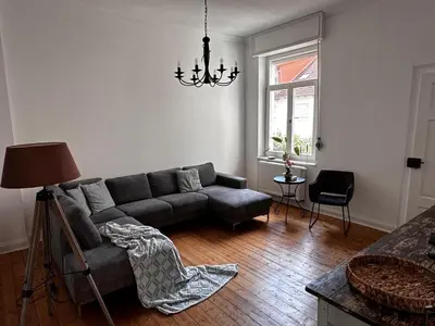 Ein Sitzbereich in der Unterkunft SweetLeopold1