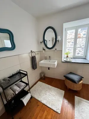 Ein Badezimmer in der Unterkunft Ferienhaus in der Ennejass Monreal