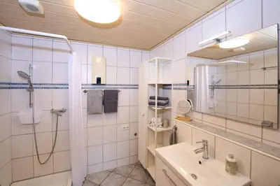 Ein Badezimmer in der Unterkunft Fewo-Eifelvielfalt