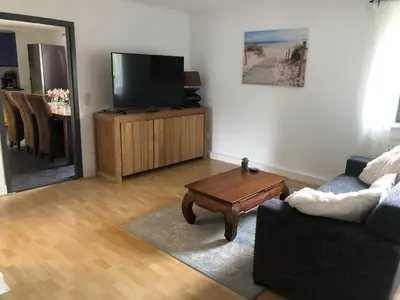 TV/Unterhaltungsangebot in der Unterkunft Wittlicher Monteuren - Ferienwohnung