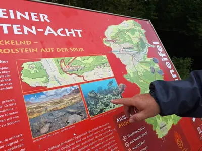 Grundriss der Unterkunft Ferienhaus Waldidyll