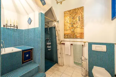 Ein Badezimmer in der Unterkunft Die Alte Metzgerei