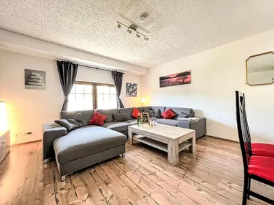 Ein Bett oder Betten in einem Zimmer der Unterkunft Apartment Holiday Home am Bostalsee-3 by Interhome
