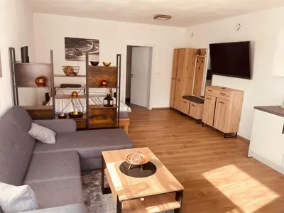 TV/Unterhaltungsangebot in der Unterkunft Ferienwohnung in der Hardt