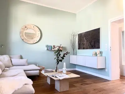 TV/Unterhaltungsangebot in der Unterkunft Minimalus Koblenz Apartment II