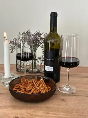 Getränke in der Unterkunft Ferienwohnung Heideberg