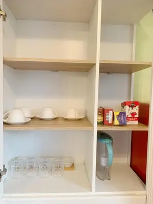 Küche/Küchenzeile in der Unterkunft OTTOC Ferienwohnung