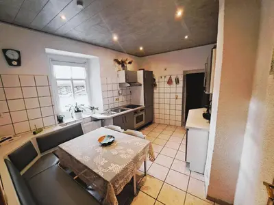 Küche/Küchenzeile in der Unterkunft Ferienwohnung Jüngling