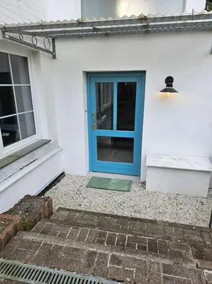 Das Gebäude in dem sich die Ferienwohnung befindet