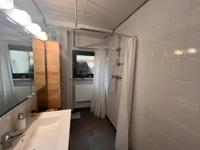 Ein Badezimmer in der Unterkunft Ferienwohnung Zum Kallenborn