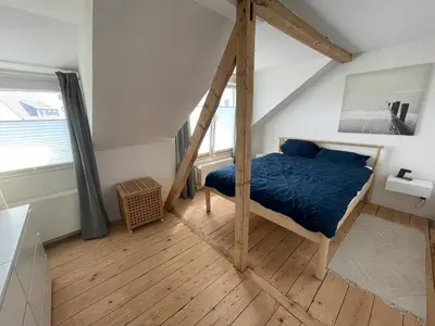 Ein Bett oder Betten in einem Zimmer der Unterkunft MiniLoft Andernach