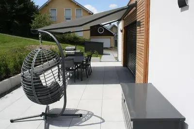 Grundriss der Unterkunft Tolles Tinyhaus - Wandern, Biken in der Eifel, mit Sauna