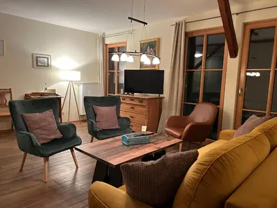 TV/Unterhaltungsangebot in der Unterkunft Ferienhaus Ausonius