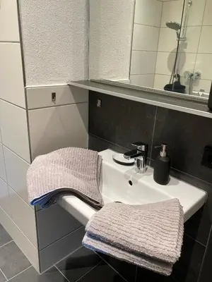 Ein Badezimmer in der Unterkunft Appartement Willems