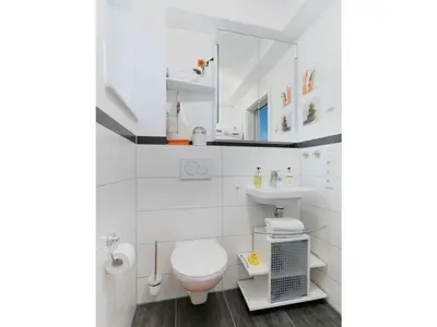 Ein Badezimmer in der Unterkunft Alte Brauerei Wohnung 15