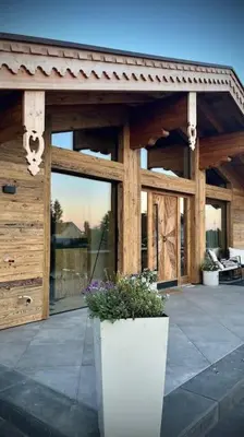 Das Gebäude in dem sich die Ferienwohnung befindet