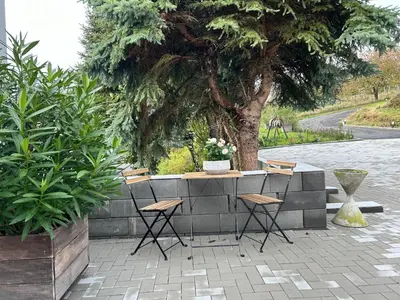 Ein Garten an der Unterkunft Koblenzer Naturhaus & Apartments
