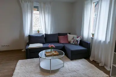 Ein Sitzbereich in der Unterkunft Mosel Appartment Two - MIS