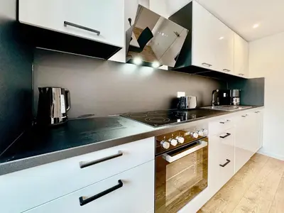 Küche/Küchenzeile in der Unterkunft Tamara Apartments