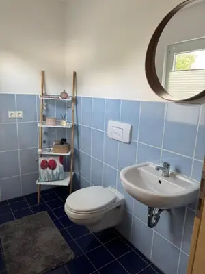 Ein Badezimmer in der Unterkunft Familien Ferienhaus im Grünen in direkter Nähe zum Nürburgring