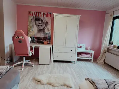 Ein Bett oder Betten in einem Zimmer der Unterkunft Ferienwohnung de Flingou