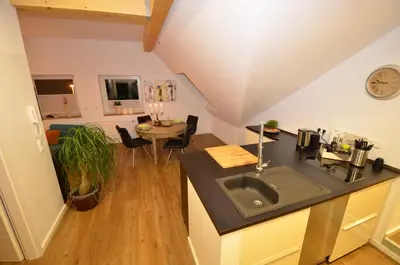Küche/Küchenzeile in der Unterkunft Kleine Villa