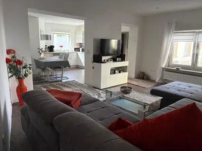 TV/Unterhaltungsangebot in der Unterkunft Ferienwohnung Melanie 300 Meter zur Therme